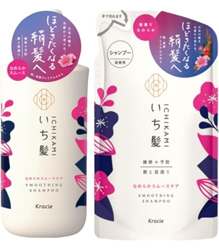 Amazon.co.jp: いち髪シャンプー&コンディショナーペアセット(なめらか